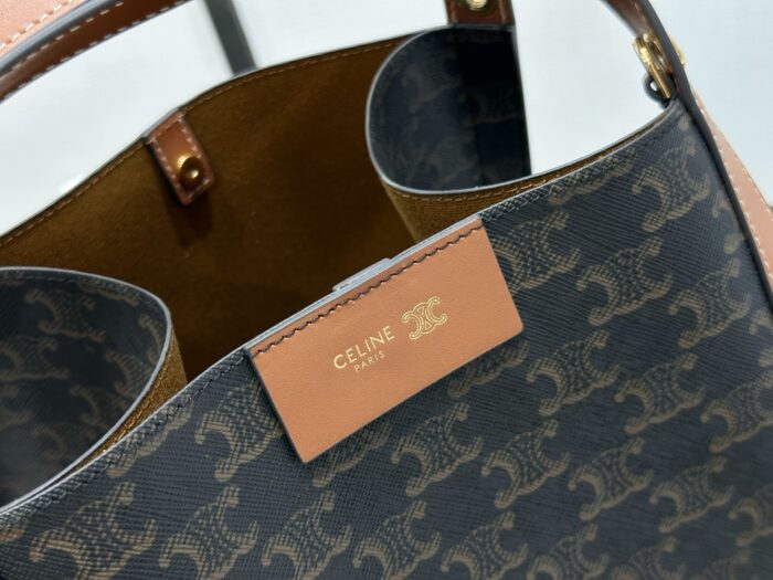 셀린느 스몰 큐브 백 트리옹프 캔버스 내추럴 카프스킨 124182 레플리카 미러급 SA급 S급 고퀄리티 최상급 하이엔드 가방 [여성] 14