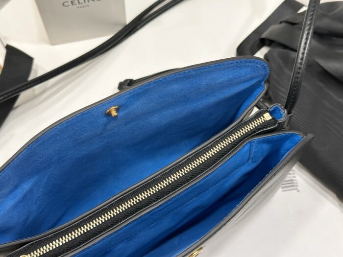 셀린느 트리오 플랩 부드러운 램스킨 10P862 블랙 레플리카 미러급 SA급 S급 고퀄리티 최상급 하이엔드 가방 [여성] 11