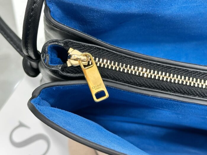 셀린느 트리오 플랩 부드러운 램스킨 10P862 블랙 레플리카 미러급 SA급 S급 고퀄리티 최상급 하이엔드 가방 [여성] 12