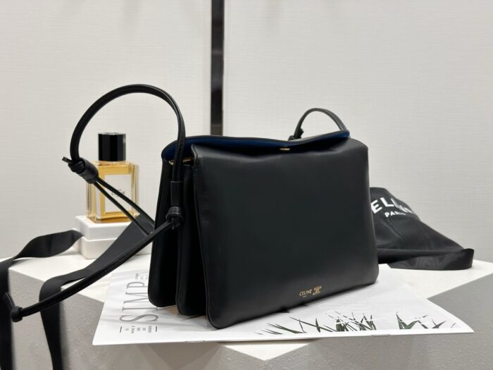 셀린느 트리오 플랩 부드러운 램스킨 10P862 블랙 레플리카 미러급 SA급 S급 고퀄리티 최상급 하이엔드 가방 [여성] 7