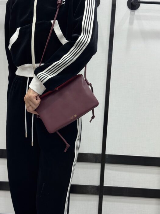 셀린느 트리오 플랩 부드러운 램스킨 10P862 와인 레플리카 미러급 SA급 S급 고퀄리티 최상급 하이엔드 가방 [남성여성공용] 2