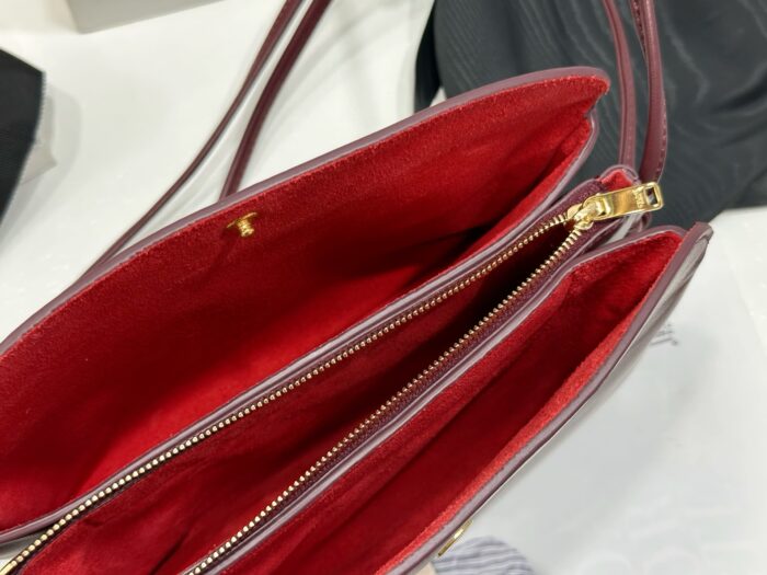 셀린느 트리오 플랩 부드러운 램스킨 10P862 와인 레플리카 미러급 SA급 S급 고퀄리티 최상급 하이엔드 가방 [남성여성공용] 13