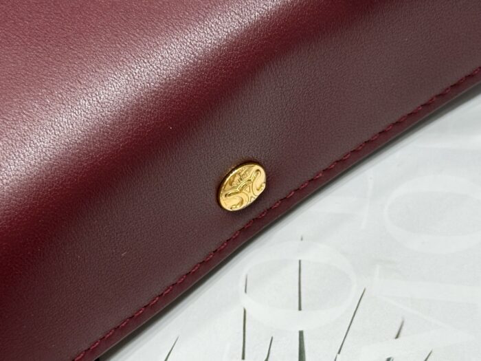 셀린느 트리오 플랩 부드러운 램스킨 10P862 와인 레플리카 미러급 SA급 S급 고퀄리티 최상급 하이엔드 가방 [남성여성공용] 15