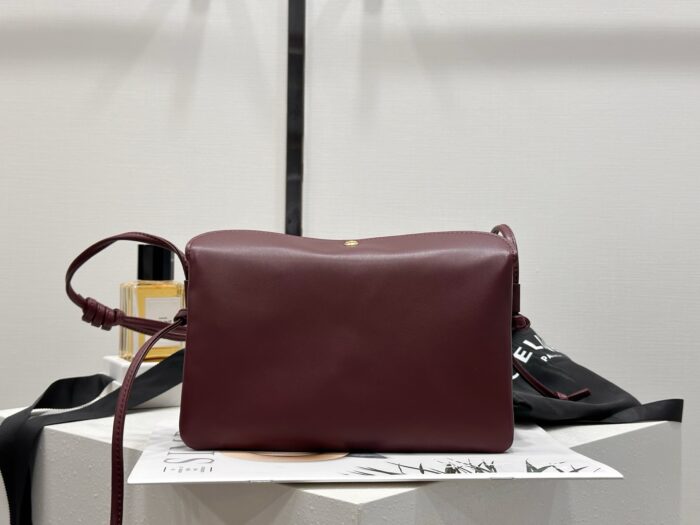 셀린느 트리오 플랩 부드러운 램스킨 10P862 와인 레플리카 미러급 SA급 S급 고퀄리티 최상급 하이엔드 가방 [남성여성공용] 4