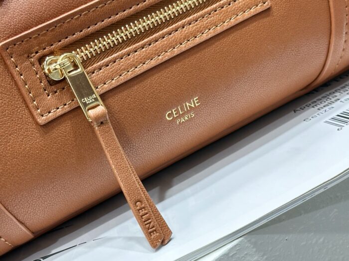 셀린느 스몰 뉴 러기지 서플 샤이니 램스킨 124213 브라운 레플리카 미러급 SA급 S급 고퀄리티 최상급 하이엔드 가방 [여성] 13