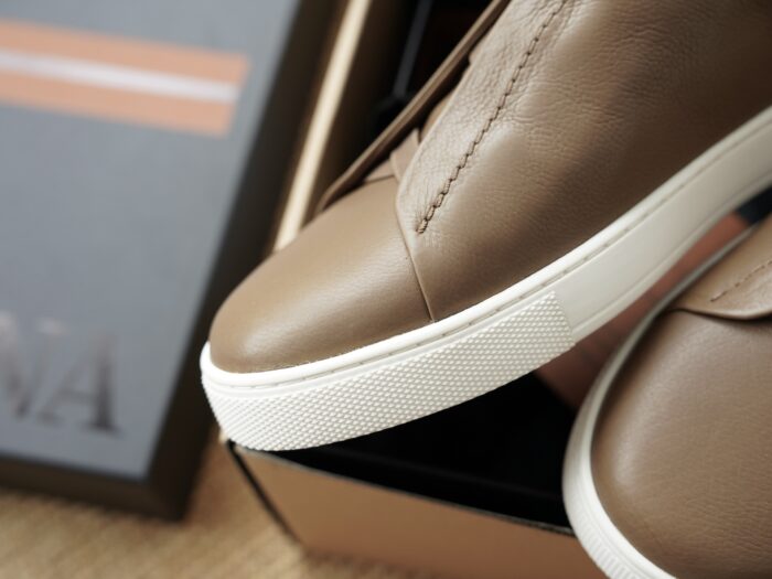 제냐 트리플 스티치 TM 스니커즈 브라운 남성용 레플리카 미러급 SA급 S급 고퀄리티 최상급 하이엔드 신발 [남성] 6