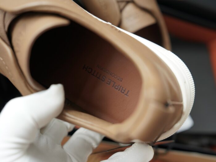 제냐 트리플 스티치 TM 스니커즈 브라운 남성용 레플리카 미러급 SA급 S급 고퀄리티 최상급 하이엔드 신발 [남성] 8