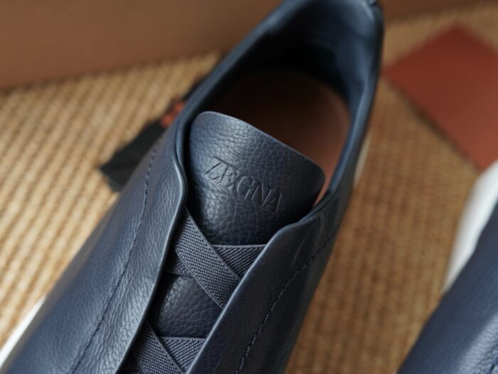 제냐 트리플 스티치 TM 스니커즈 네이비 화이트 남성용 레플리카 미러급 SA급 S급 고퀄리티 최상급 하이엔드 신발 [남성] 7