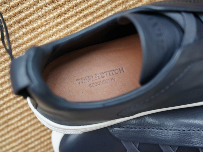 제냐 트리플 스티치 TM 스니커즈 네이비 화이트 남성용 레플리카 미러급 SA급 S급 고퀄리티 최상급 하이엔드 신발 [남성] 9