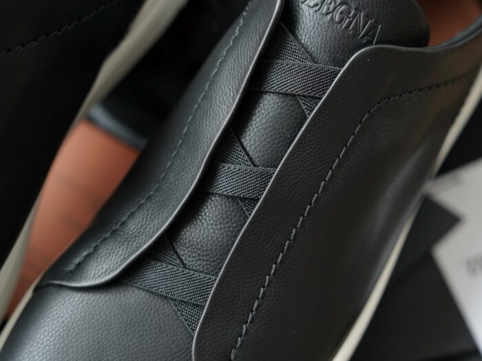 제냐 트리플 스티치 TM 스니커즈 블랙 화이트 남성용 레플리카 미러급 SA급 S급 고퀄리티 최상급 하이엔드 신발 [남성] 8