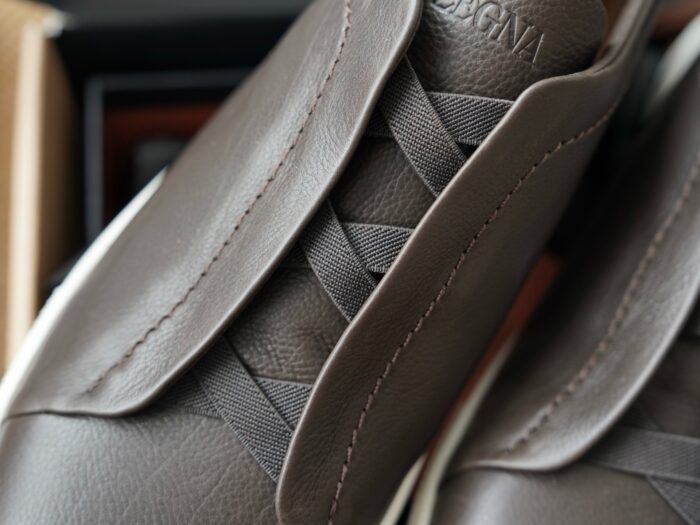 제냐 트리플 스티치 TM 스니커즈 다크 브라운 남성용 레플리카 미러급 SA급 S급 고퀄리티 최상급 하이엔드 신발 [남성] 5