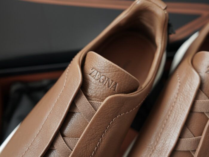 제냐 트리플 스티치 TM 스니커즈 꼬냑 남성용 레플리카 미러급 SA급 S급 고퀄리티 최상급 하이엔드 신발 [남성] 5