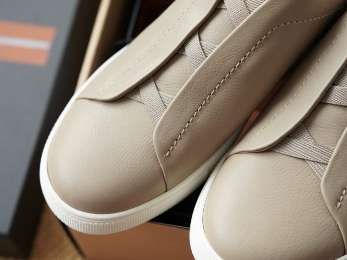 제냐 트리플 스티치 TM 스니커즈 베이지 남성용 레플리카 미러급 SA급 S급 고퀄리티 최상급 하이엔드 신발 [남성] 4