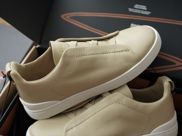 제냐 트리플 스티치 TM 스니커즈 라이트 베이지 남성용 레플리카 미러급 SA급 S급 고퀄리티 최상급 하이엔드 신발 [남성] 3
