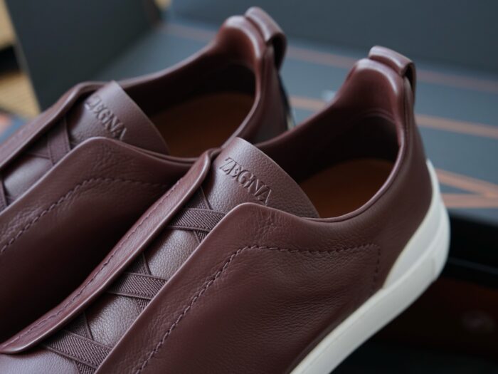 제냐 트리플 스티치 TM 스니커즈 와인 남성용 레플리카 미러급 SA급 S급 고퀄리티 최상급 하이엔드 신발 [남성] 4