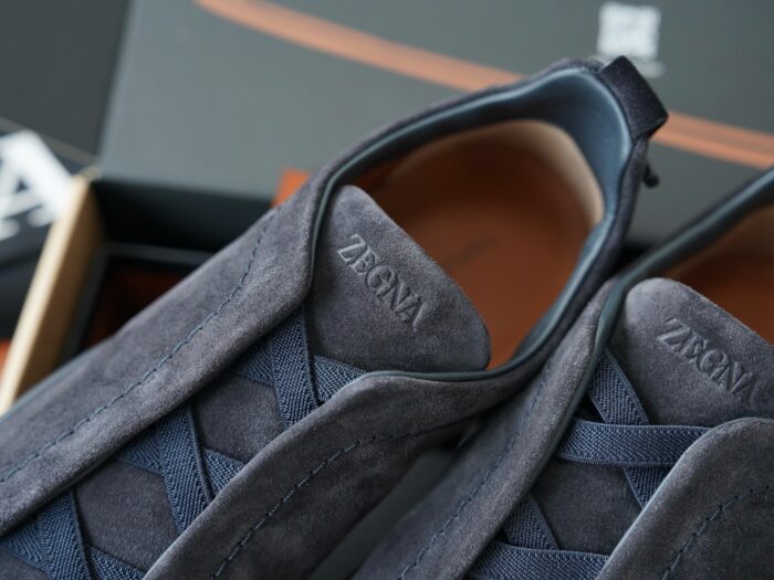 제냐 트리플 스티치 TM 스니커즈 차콜 스웨이드 남성용 레플리카 미러급 SA급 S급 고퀄리티 최상급 하이엔드 신발 [남성] 4