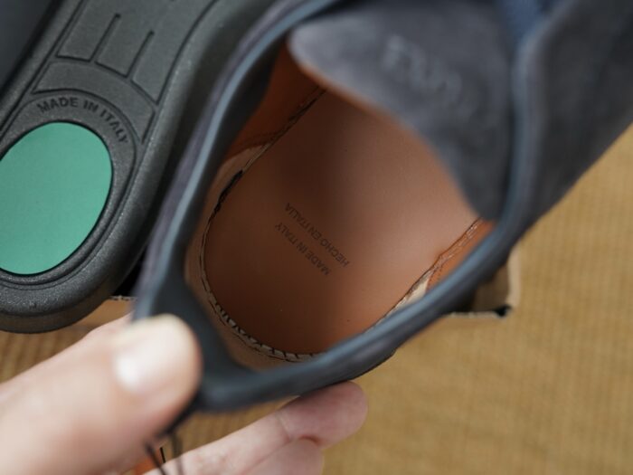 제냐 트리플 스티치 TM 스니커즈 차콜 스웨이드 남성용 레플리카 미러급 SA급 S급 고퀄리티 최상급 하이엔드 신발 [남성] 7