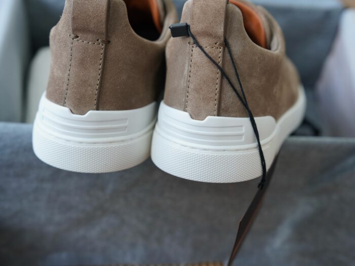 제냐 트리플 스티치 TM 스니커즈 라이트 브라운 스웨이드 남성용 레플리카 미러급 SA급 S급 고퀄리티 최상급 하이엔드 신발 [남성] 8