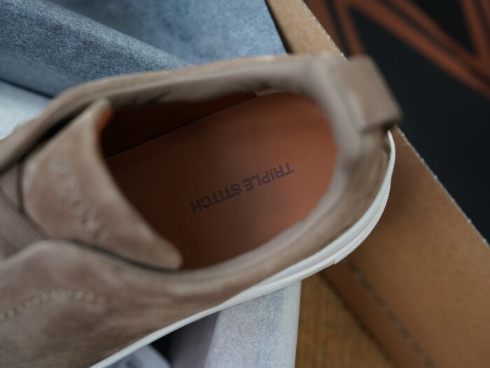 제냐 트리플 스티치 TM 스니커즈 라이트 브라운 스웨이드 남성용 레플리카 미러급 SA급 S급 고퀄리티 최상급 하이엔드 신발 [남성] 7