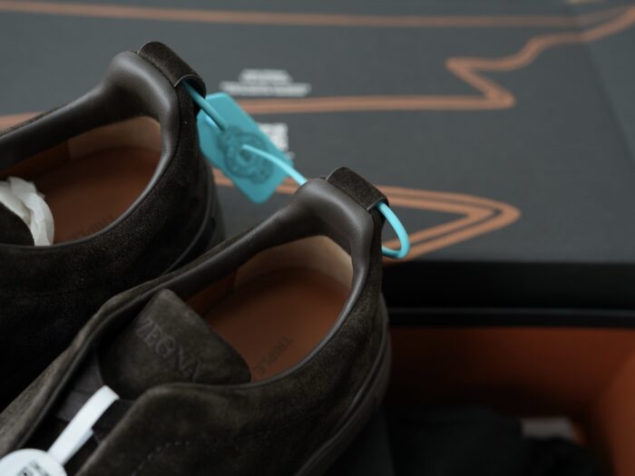 제냐 트리플 스티치 TM 스니커즈 다크 브라운 스웨이드 남성용 레플리카 미러급 SA급 S급 고퀄리티 최상급 하이엔드 신발 [남성] 5