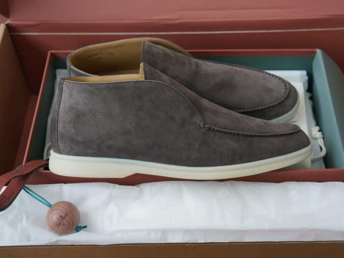 로로피아나 오픈 스웨이드 워크 앵클 부츠 다크 그레이 남성용 레플리카 미러급 SA급 S급 고퀄리티 최상급 하이엔드 신발 [남성] 2