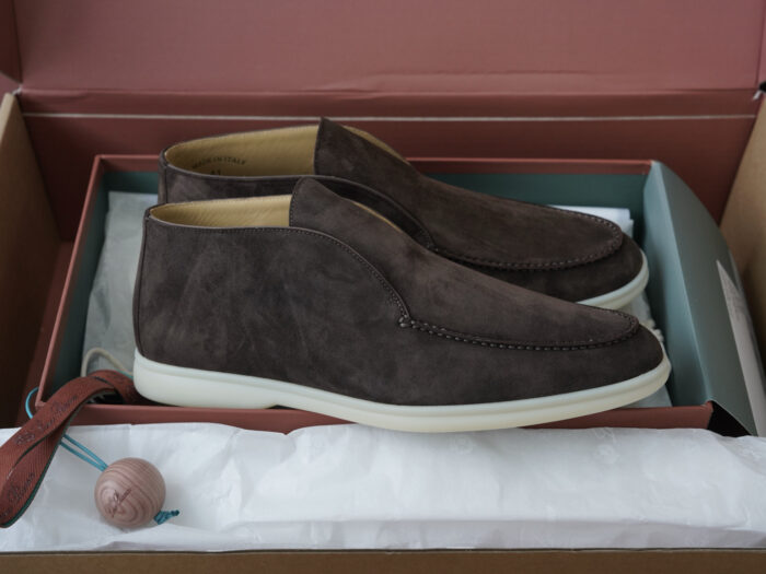 로로피아나 오픈 스웨이드 워크 앵클 부츠 초콜릿 남성용 레플리카 미러급 SA급 S급 고퀄리티 최상급 하이엔드 신발 [남성] 2