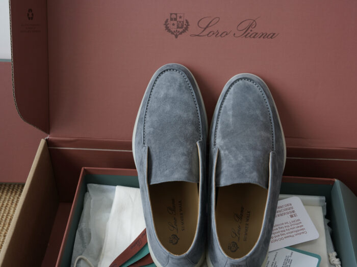 로로피아나 오픈 스웨이드 워크 앵클 부츠 블루 남성용 레플리카 미러급 SA급 S급 고퀄리티 최상급 하이엔드 신발 [남성] 3