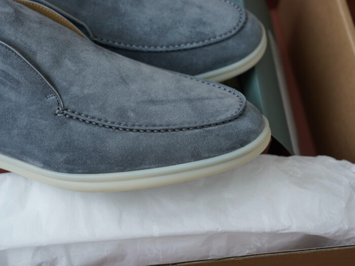 로로피아나 오픈 스웨이드 워크 앵클 부츠 블루 남성용 레플리카 미러급 SA급 S급 고퀄리티 최상급 하이엔드 신발 [남성] 6