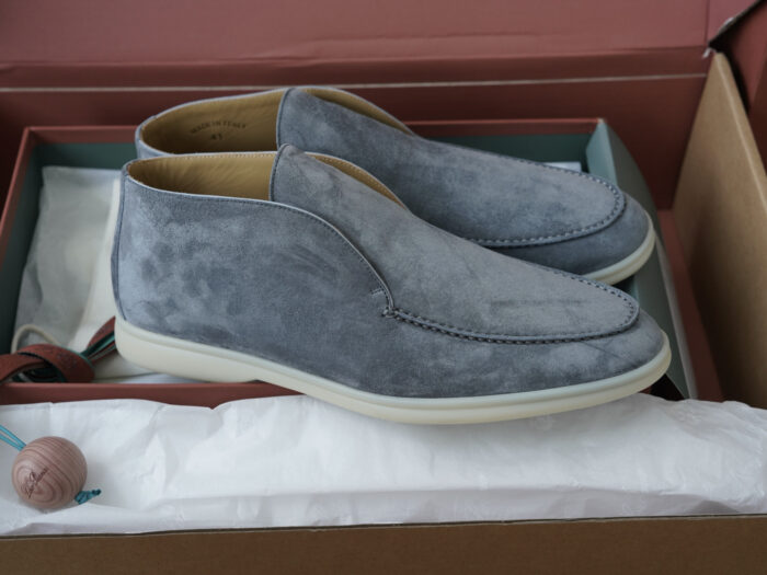 로로피아나 오픈 스웨이드 워크 앵클 부츠 블루 남성용 레플리카 미러급 SA급 S급 고퀄리티 최상급 하이엔드 신발 [남성] 2