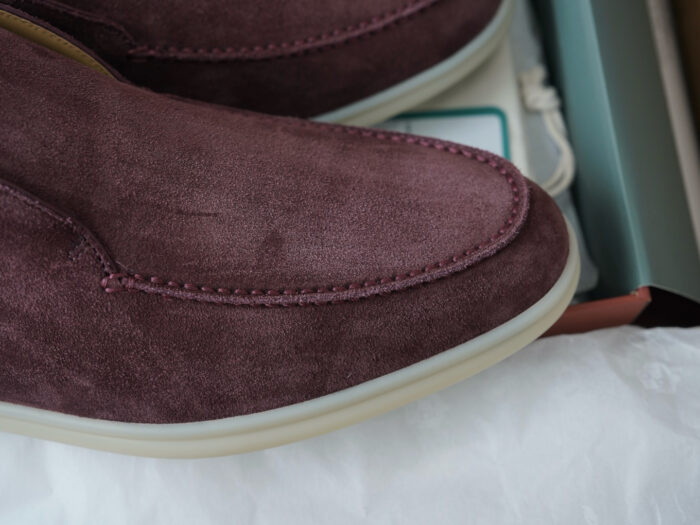 로로피아나 오픈 스웨이드 워크 앵클 부츠 와인 남성용 레플리카 미러급 SA급 S급 고퀄리티 최상급 하이엔드 신발 [남성] 5