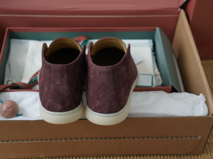 로로피아나 오픈 스웨이드 워크 앵클 부츠 와인 남성용 레플리카 미러급 SA급 S급 고퀄리티 최상급 하이엔드 신발 [남성] 4