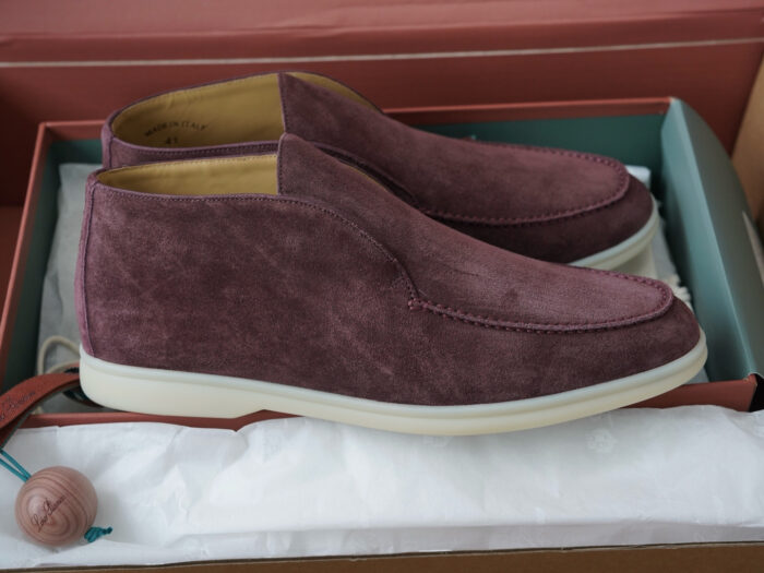 로로피아나 오픈 스웨이드 워크 앵클 부츠 와인 남성용 레플리카 미러급 SA급 S급 고퀄리티 최상급 하이엔드 신발 [남성]