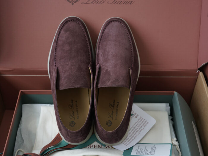 로로피아나 오픈 스웨이드 워크 앵클 부츠 와인 남성용 레플리카 미러급 SA급 S급 고퀄리티 최상급 하이엔드 신발 [남성] 2