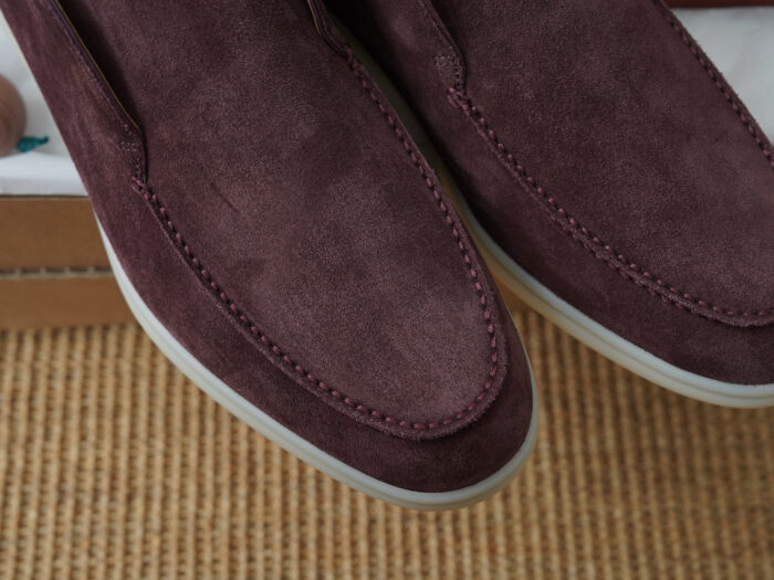 로로피아나 오픈 스웨이드 워크 앵클 부츠 와인 남성용 레플리카 미러급 SA급 S급 고퀄리티 최상급 하이엔드 신발 [남성] 6