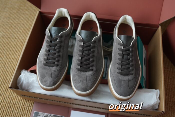 로로피아나 테니스 위크 스니커즈 스웨이드 다크 그레이 남성용 레플리카 미러급 SA급 S급 고퀄리티 최상급 하이엔드 신발 [남성] 4