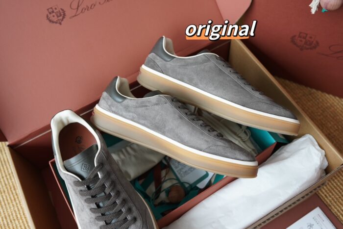 로로피아나 테니스 위크 스니커즈 스웨이드 다크 그레이 남성용 레플리카 미러급 SA급 S급 고퀄리티 최상급 하이엔드 신발 [남성] 8