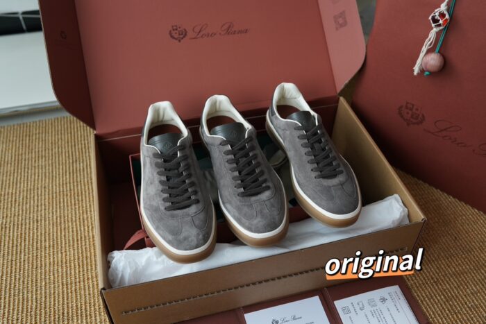 로로피아나 테니스 위크 스니커즈 스웨이드 다크 그레이 남성용 레플리카 미러급 SA급 S급 고퀄리티 최상급 하이엔드 신발 [남성] 5