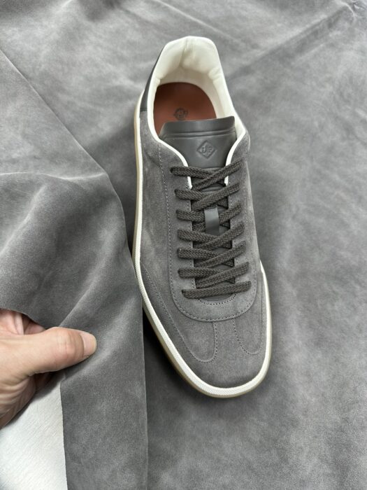 로로피아나 테니스 위크 스니커즈 스웨이드 다크 그레이 남성용 레플리카 미러급 SA급 S급 고퀄리티 최상급 하이엔드 신발 [남성]