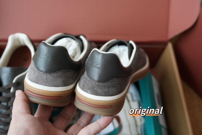 로로피아나 테니스 위크 스니커즈 스웨이드 다크 그레이 남성용 레플리카 미러급 SA급 S급 고퀄리티 최상급 하이엔드 신발 [남성] 12