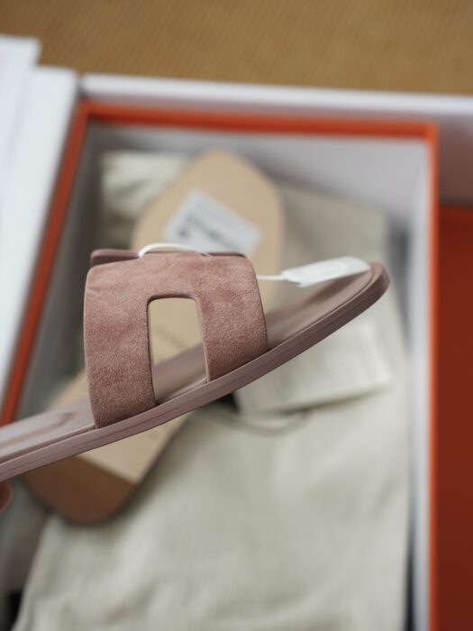 에르메스 오란 샌들 슬리퍼 스웨이드 브라운 레플리카 미러급 SA급 S급 고퀄리티 최상급 하이엔드 신발 [여성] 5