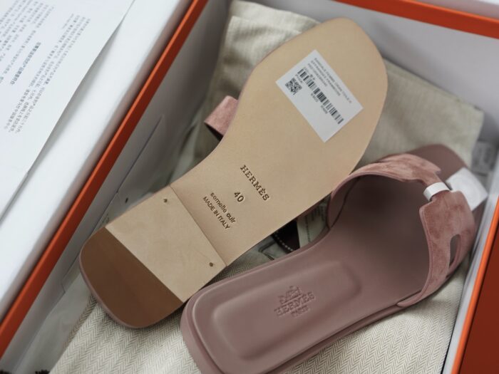 에르메스 오란 샌들 슬리퍼 스웨이드 브라운 레플리카 미러급 SA급 S급 고퀄리티 최상급 하이엔드 신발 [여성] 3