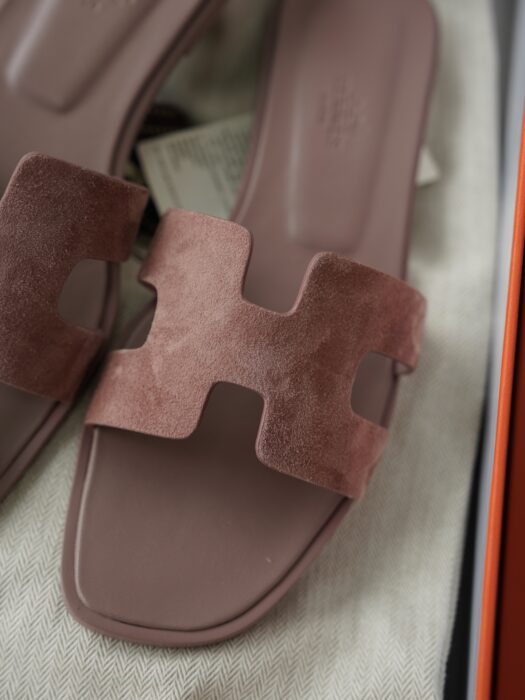 에르메스 오란 샌들 슬리퍼 스웨이드 브라운 레플리카 미러급 SA급 S급 고퀄리티 최상급 하이엔드 신발 [여성] 6