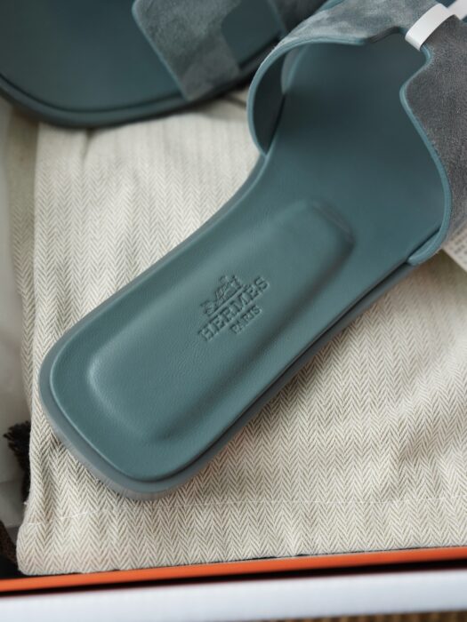 에르메스 오란 샌들 슬리퍼 스웨이드 청색 레플리카 미러급 SA급 S급 고퀄리티 최상급 하이엔드 신발 [여성] 7