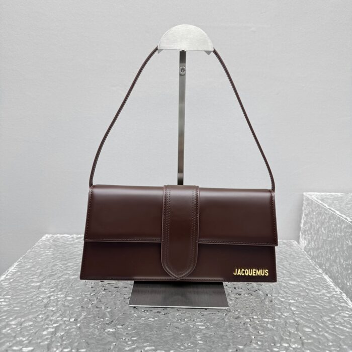 자크뮈스 르 밤비노 롱 플랩백 다크 브라운 금장 무광 KBZ 레플리카 미러급 SA급 S급 고퀄리티 최상급 하이엔드 가방 [여성] 6