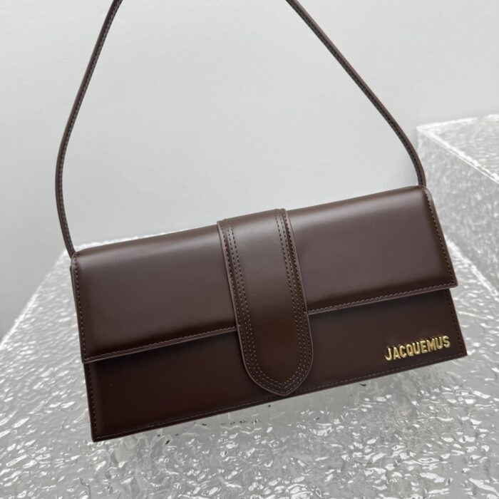 자크뮈스 르 밤비노 롱 플랩백 다크 브라운 금장 무광 KBZ 레플리카 미러급 SA급 S급 고퀄리티 최상급 하이엔드 가방 [여성] 5