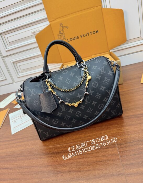 루이비통 스피디 소프트 30 모노그램 이클립스 블랙 M15102 레플리카 미러급 SA급 S급 고퀄리티 최상급 하이엔드 가방 [여성]