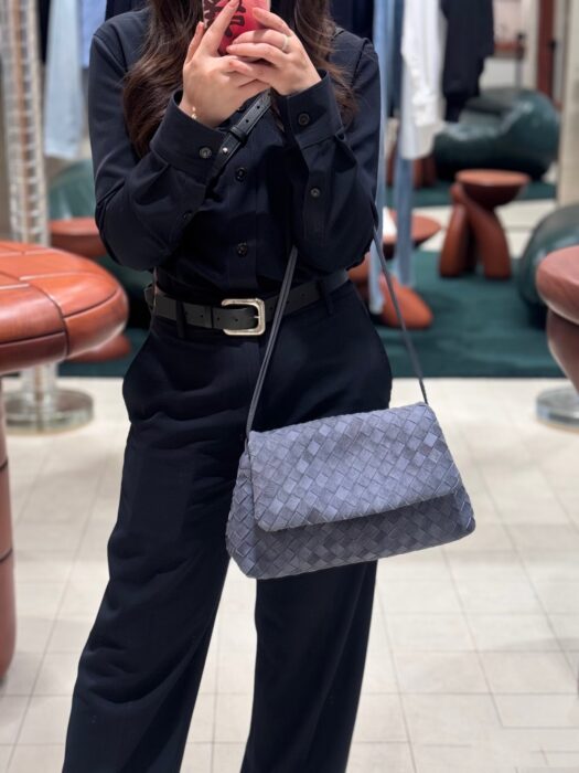 보테가베네타 스웨이드 더스트백 블루 857657 레플리카 미러급 SA급 S급 고퀄리티 최상급 하이엔드 가방 [여성]