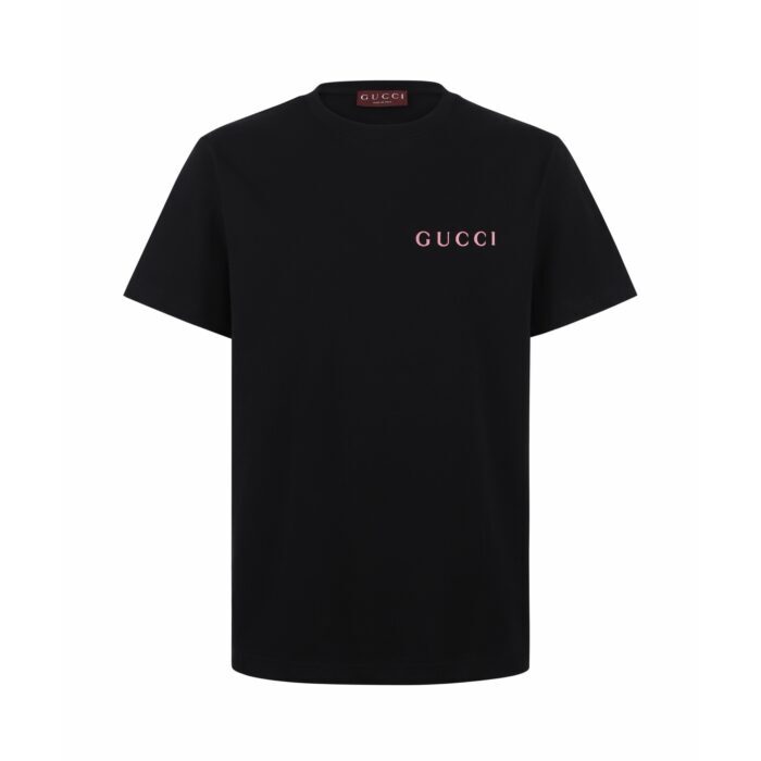 구찌 핑크 모노그램 반팔티 블랙 레플리카 미러급 SA급 S급 고퀄리티 하이엔드 최상급 의류 [남성여성공용] 12