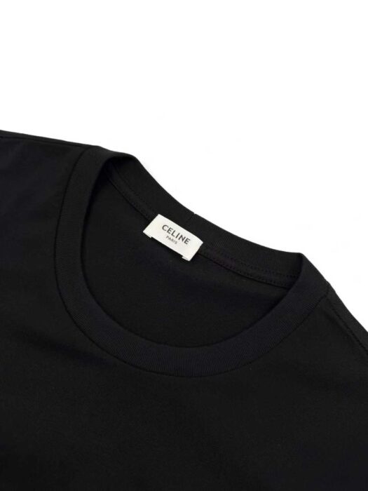 셀린느 코튼 저지 티셔츠 루즈 세리즈 반팔티 블랙 레플리카 미러급 SA급 S급 고퀄리티 하이엔드 최상급 의류 [남성여성공용] 5