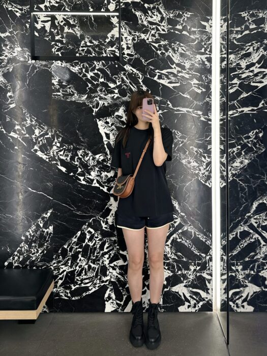 셀린느 코튼 저지 티셔츠 루즈 세리즈 반팔티 블랙 레플리카 미러급 SA급 S급 고퀄리티 하이엔드 최상급 의류 [남성여성공용] 2